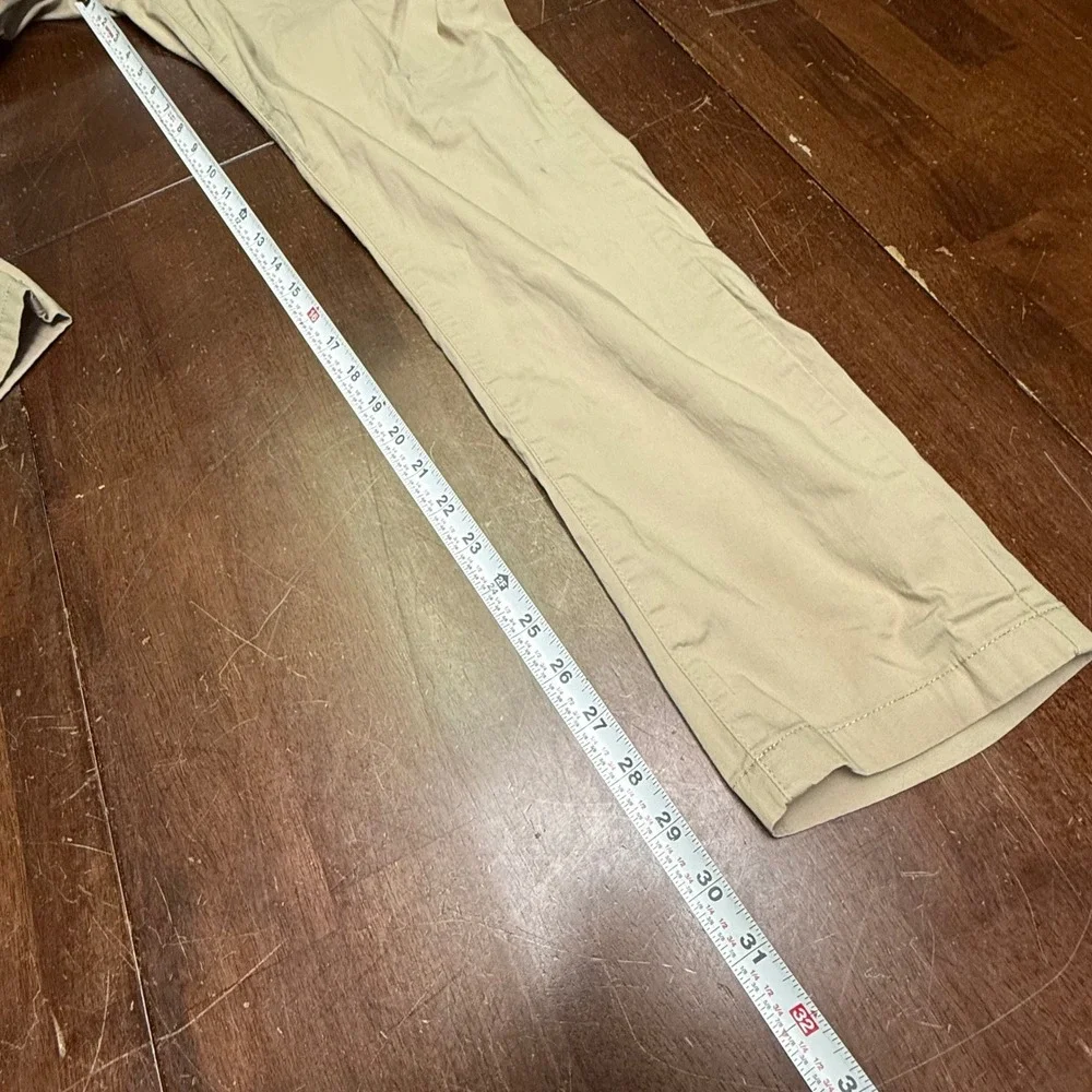 Birddogs Lined Chino Pants Mens 32x30 Khaki Stretch Performance Trousers